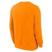 Tennessee Nike Primary Stack Club Fleece Crew